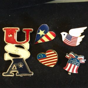 Patriotic Pin Lot